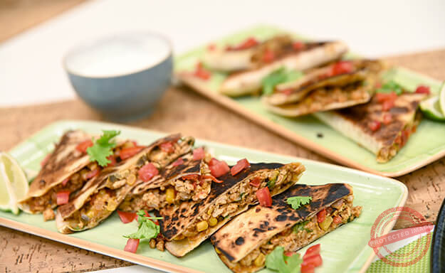 chicken quesadillas