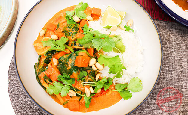 vegan peanut butter curry