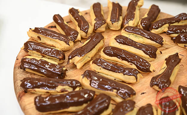 chocolate eclairs
