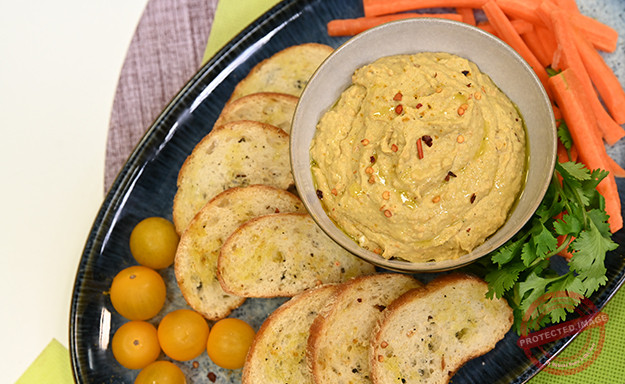 pumpkin and ricotta hummus