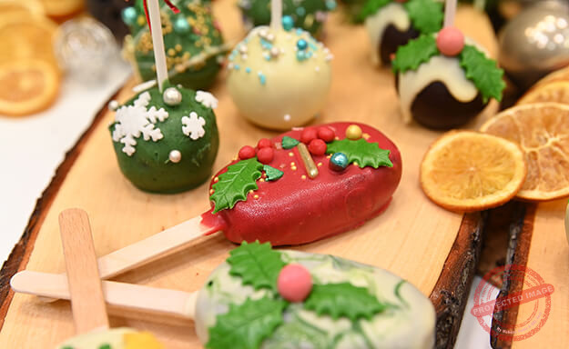 christmas gf cakepops
