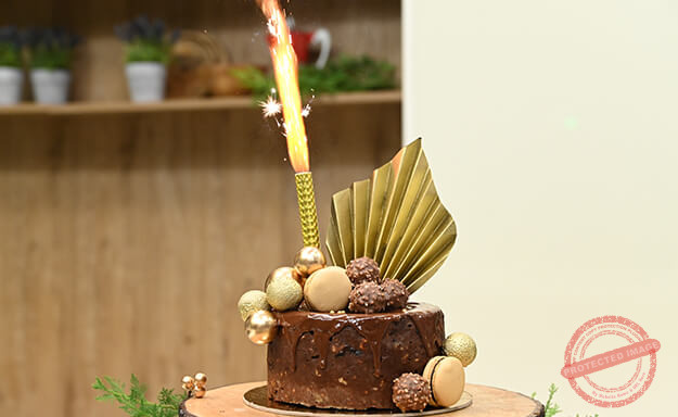 orange and choc cake