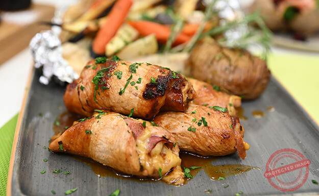stuffed turkey rolls
