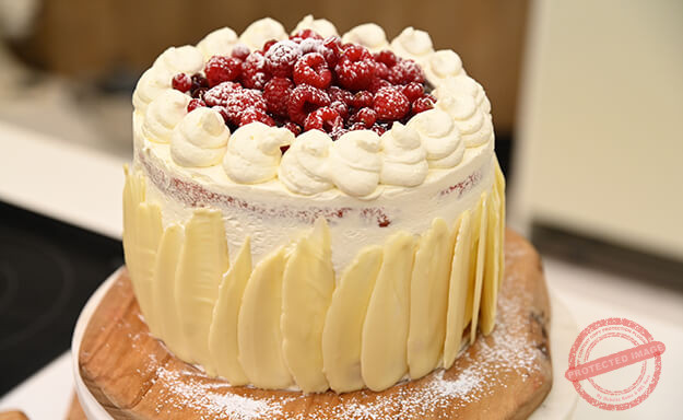 white forest cake