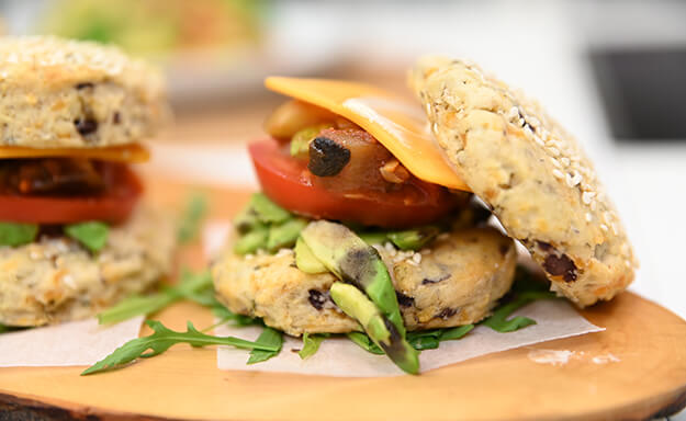 vegan scone sliders