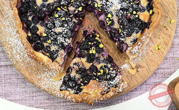 blueberry tart