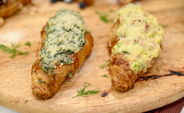 savoury stuffed croissants