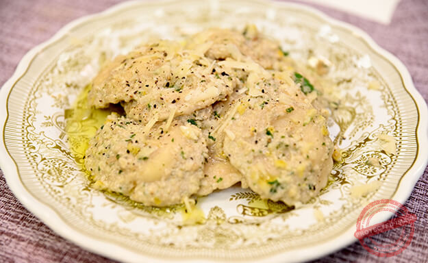 sheeps cheese ravioli