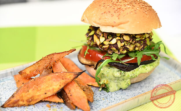 pistacchio burger