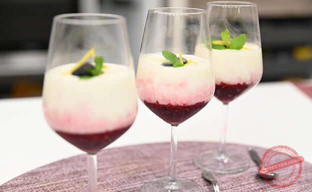 lemon mousse cups