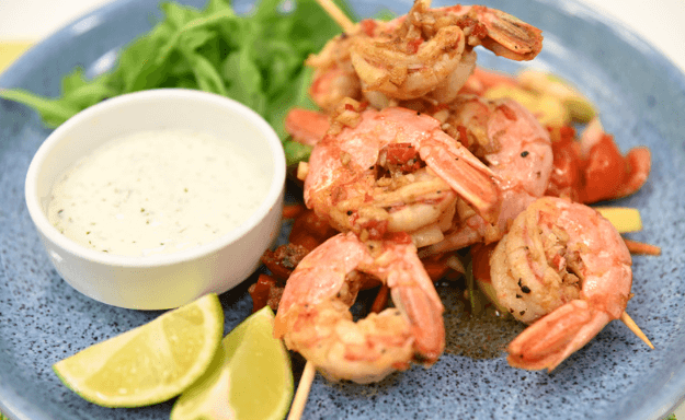 prawn skewers